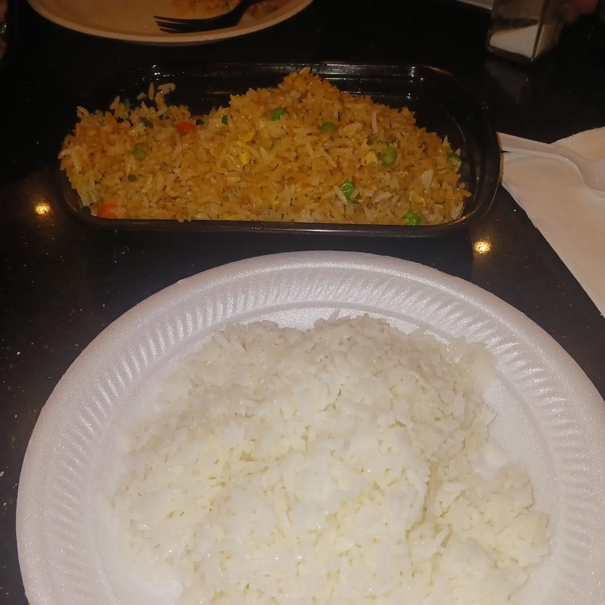 steamed rice 白饭盘